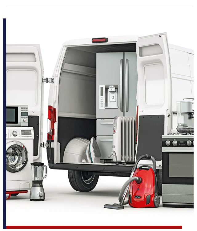 Appliance Delivery & Collection Services in Dublin, Louth, Meath and across Leinster